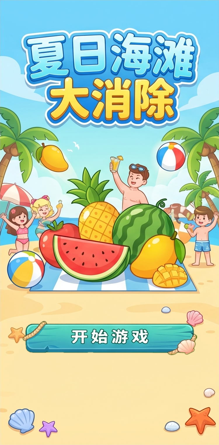 夏日海滩大消除