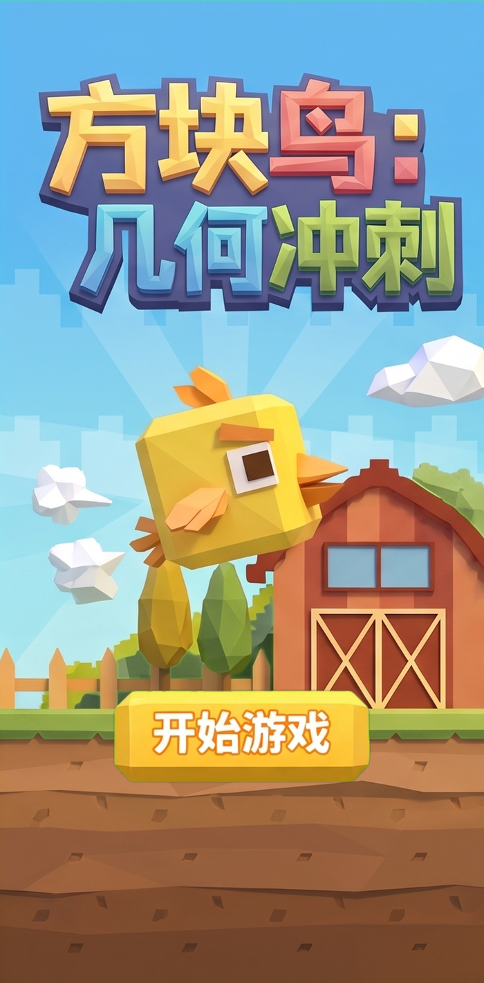 方块鸟冲刺