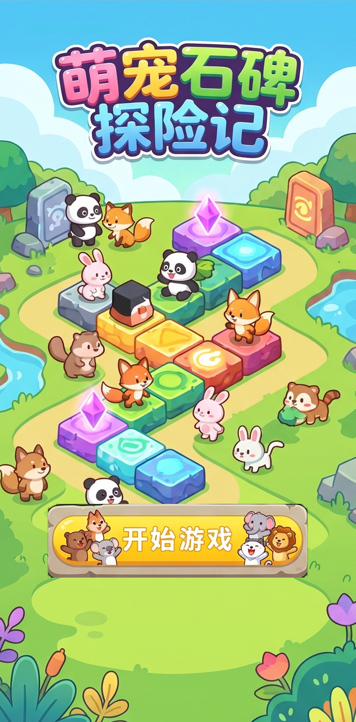 萌宠石碑探险记