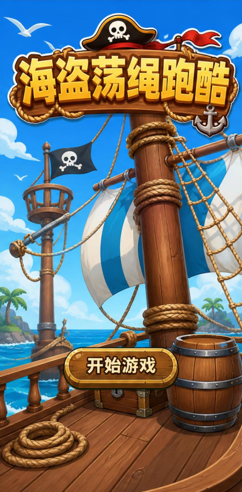 海盗荡绳跑酷