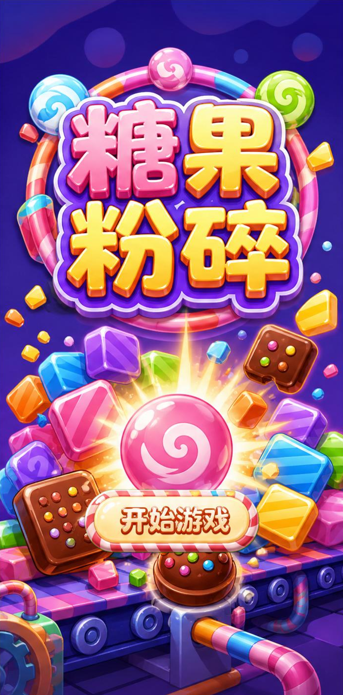 糖果粉碎