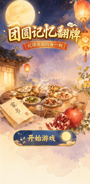 团圆记忆翻牌