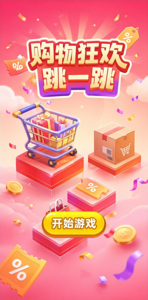 购物狂欢跳一跳