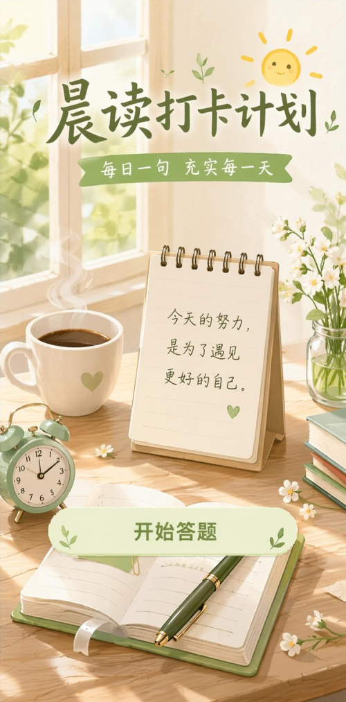 晨读打卡计划
