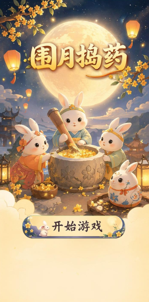 围月捣药