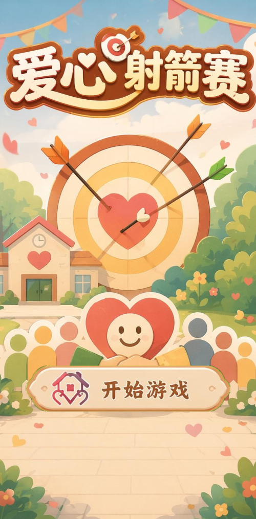 爱心射箭赛