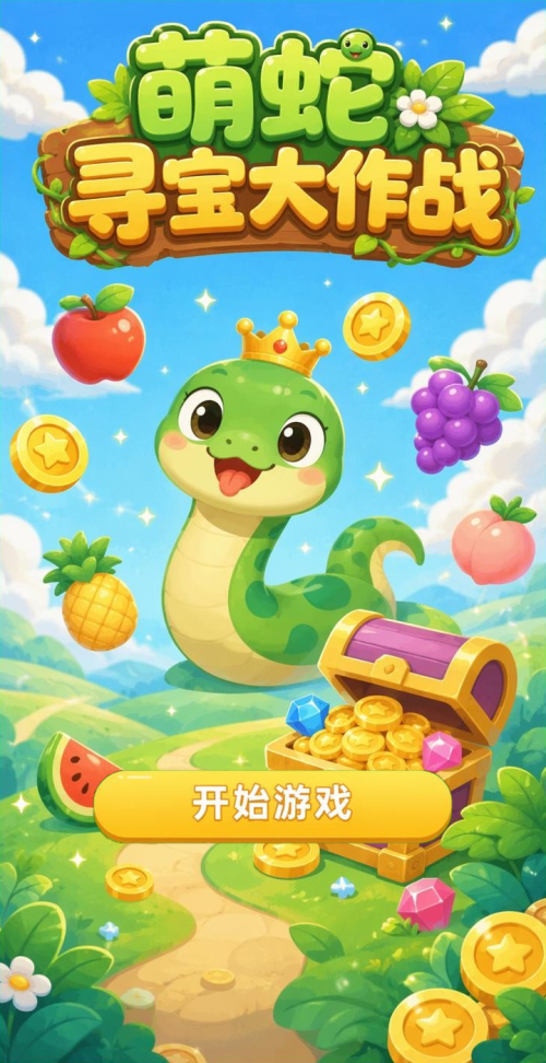 萌蛇寻宝