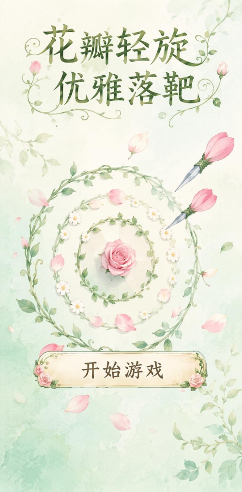 花瓣轻旋