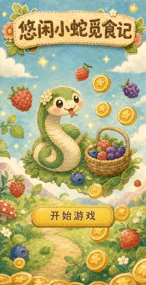 悠闲小蛇觅食记