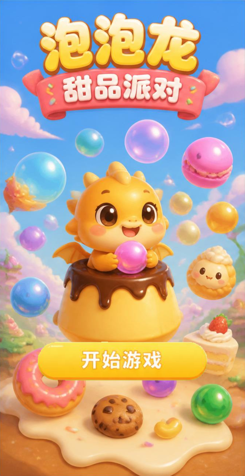泡泡龙甜品派对
