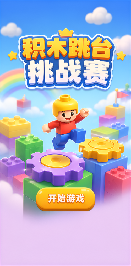 积木跳台挑战赛