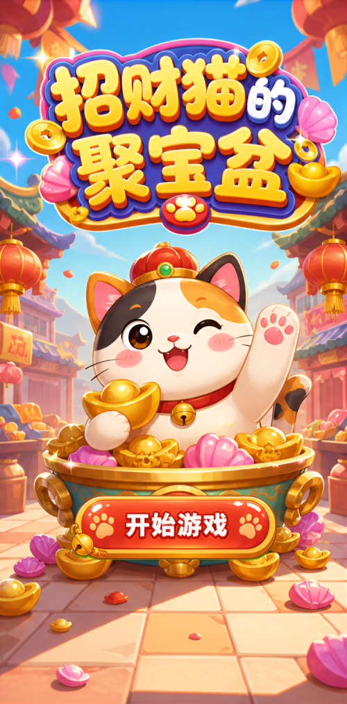 招财猫聚宝盆