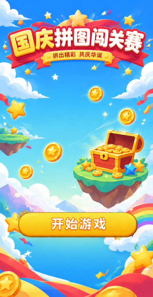 国庆拼图闯关赛