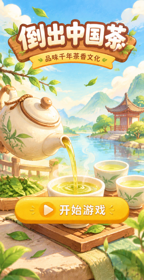 倒出中国茶