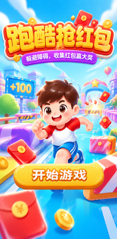跑酷抢红包