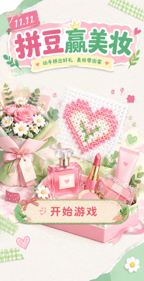 拼豆赢美妆