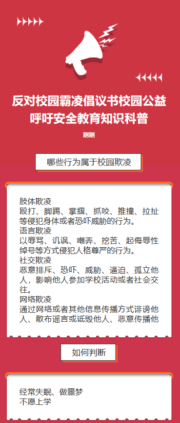 拒绝校园霸凌