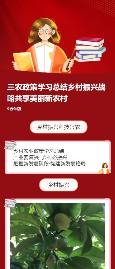 三农政策学习总结乡村振兴战略共享美丽新农村