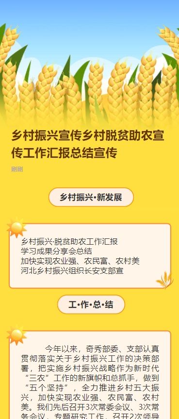 乡村振兴宣传乡村脱贫助农宣传工作汇报总结宣传