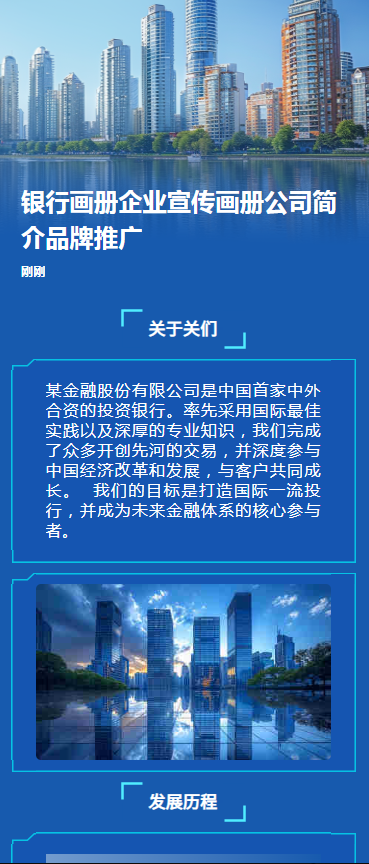 银行画册企业宣传画册公司简介品牌推广