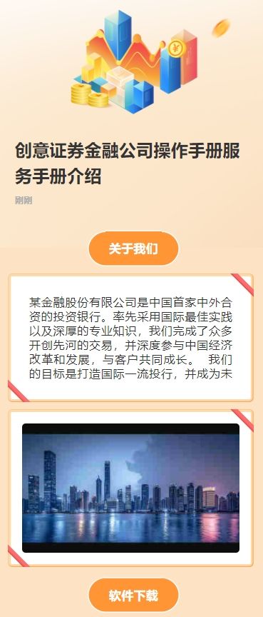 创意证券金融公司操作手册服务手册介绍