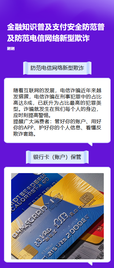 金融知识普及支付安全防范普及防范电信网络新型欺诈