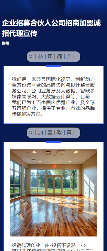 企业招募合伙人公司招商诚招代理宣传