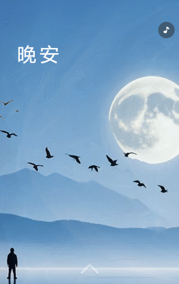 走心文艺早晚安日签自媒体宣传个人音乐相册