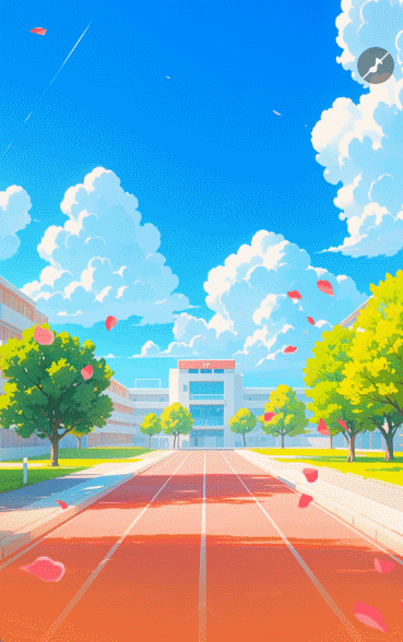 你好新同学蓝色开学入学指南