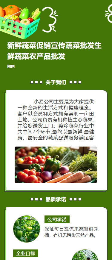 新鲜蔬菜促销宣传蔬菜批发生鲜蔬菜农产品批发