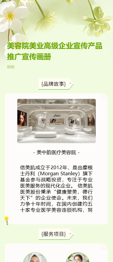 美容院美业高级企业宣传产品推广宣传画册