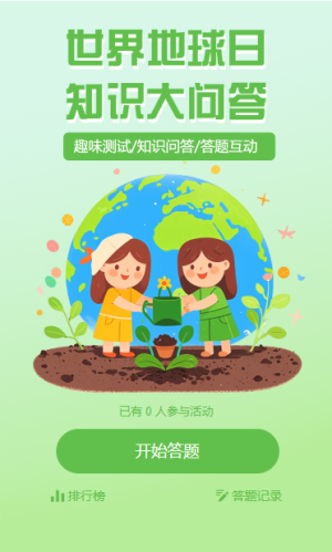 世界地球日知识答题互动