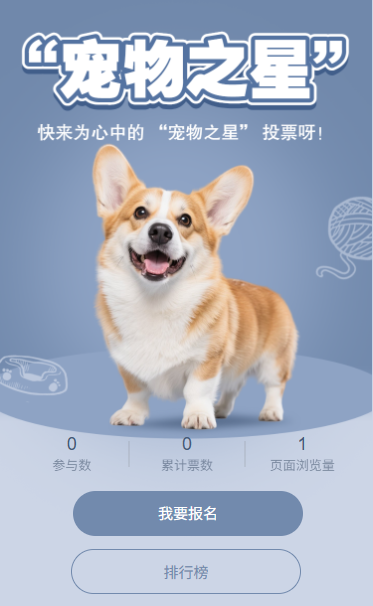 “宠物之星”投票评选