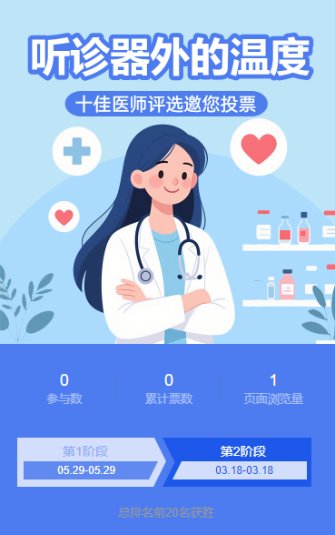 医院十佳医生评选投票