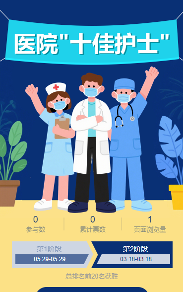 医院“十佳护士”投票评选