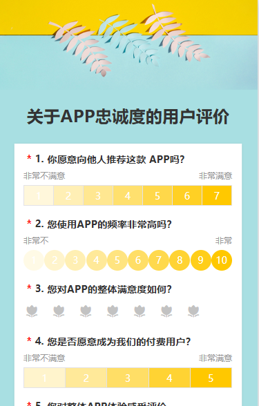 关于APP忠诚度的用户评价
