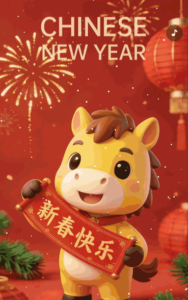 马年大吉新年快乐