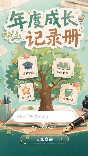 年度成长记录册