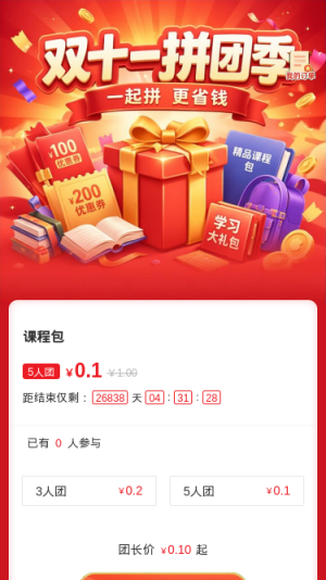 双十一拼团季