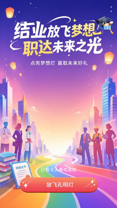 结业放飞梦想