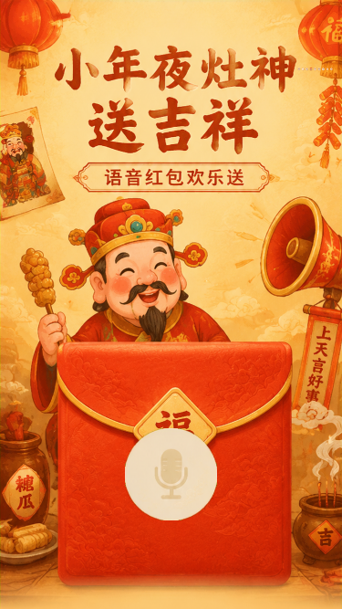 小年夜灶神送吉祥