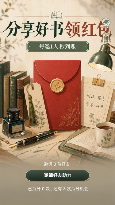 分享好书领红包