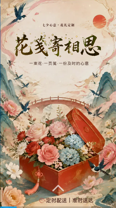 花笺寄相思·七夕花礼定制