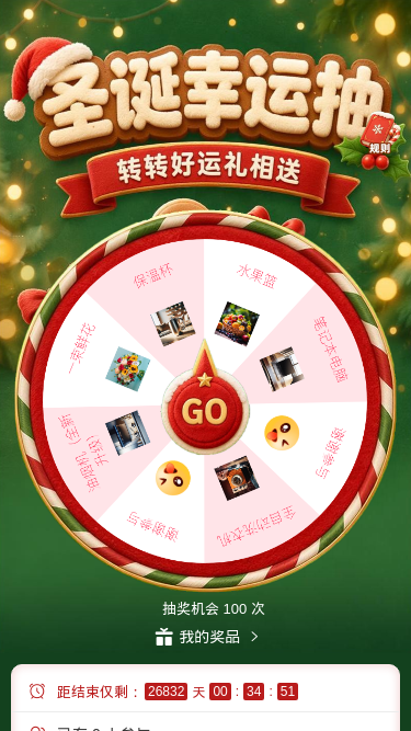 圣诞幸运抽