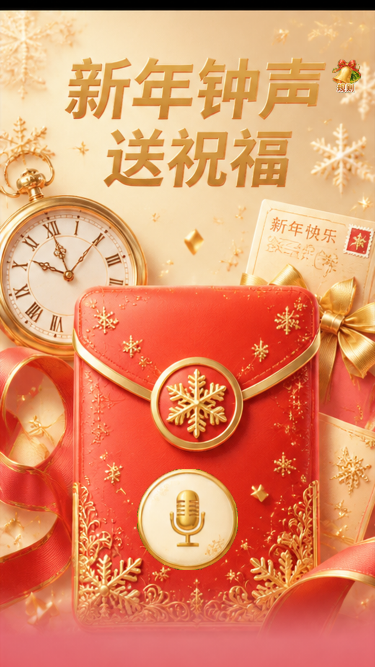 新年钟声送祝福