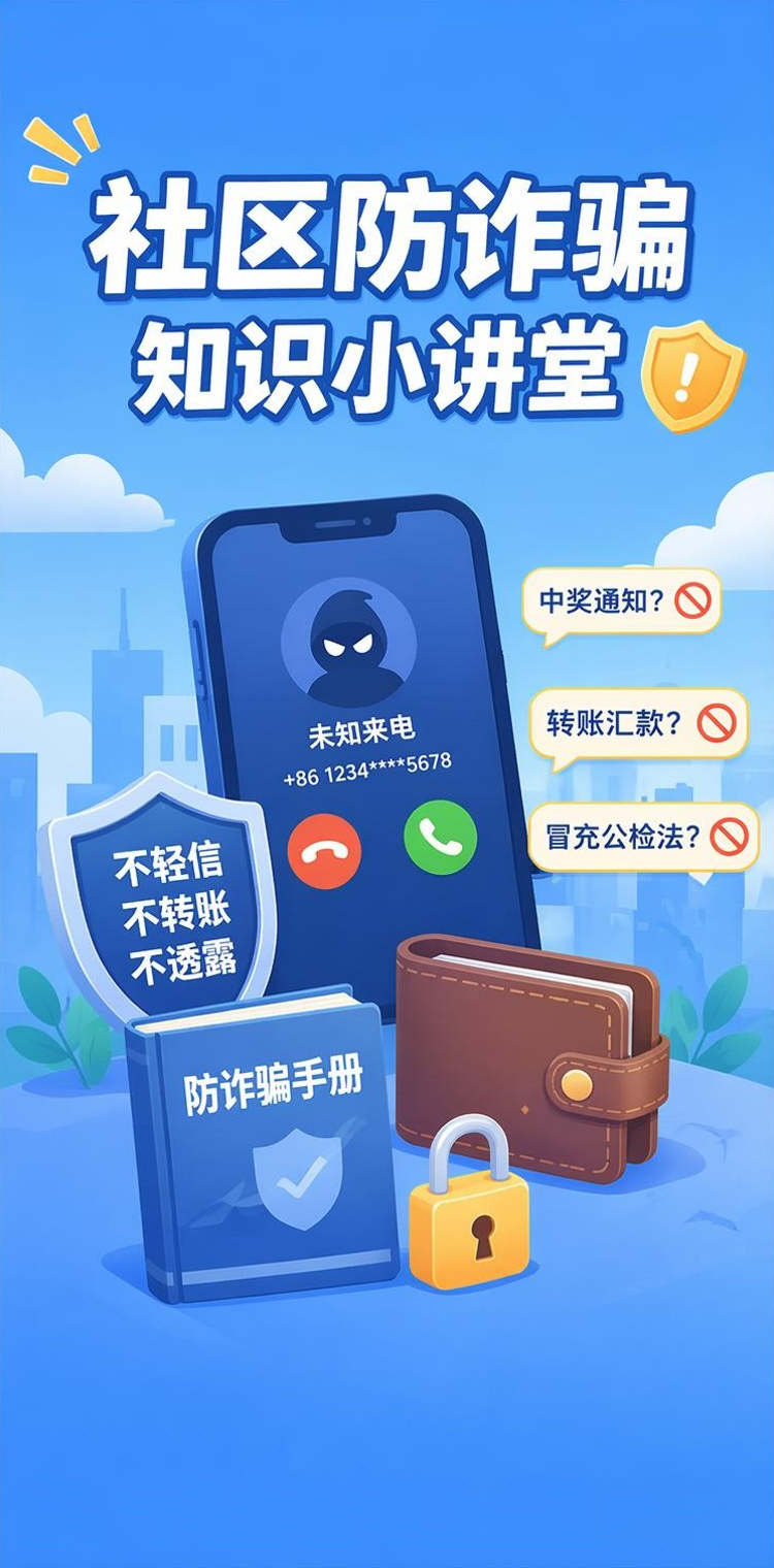 社区防诈骗