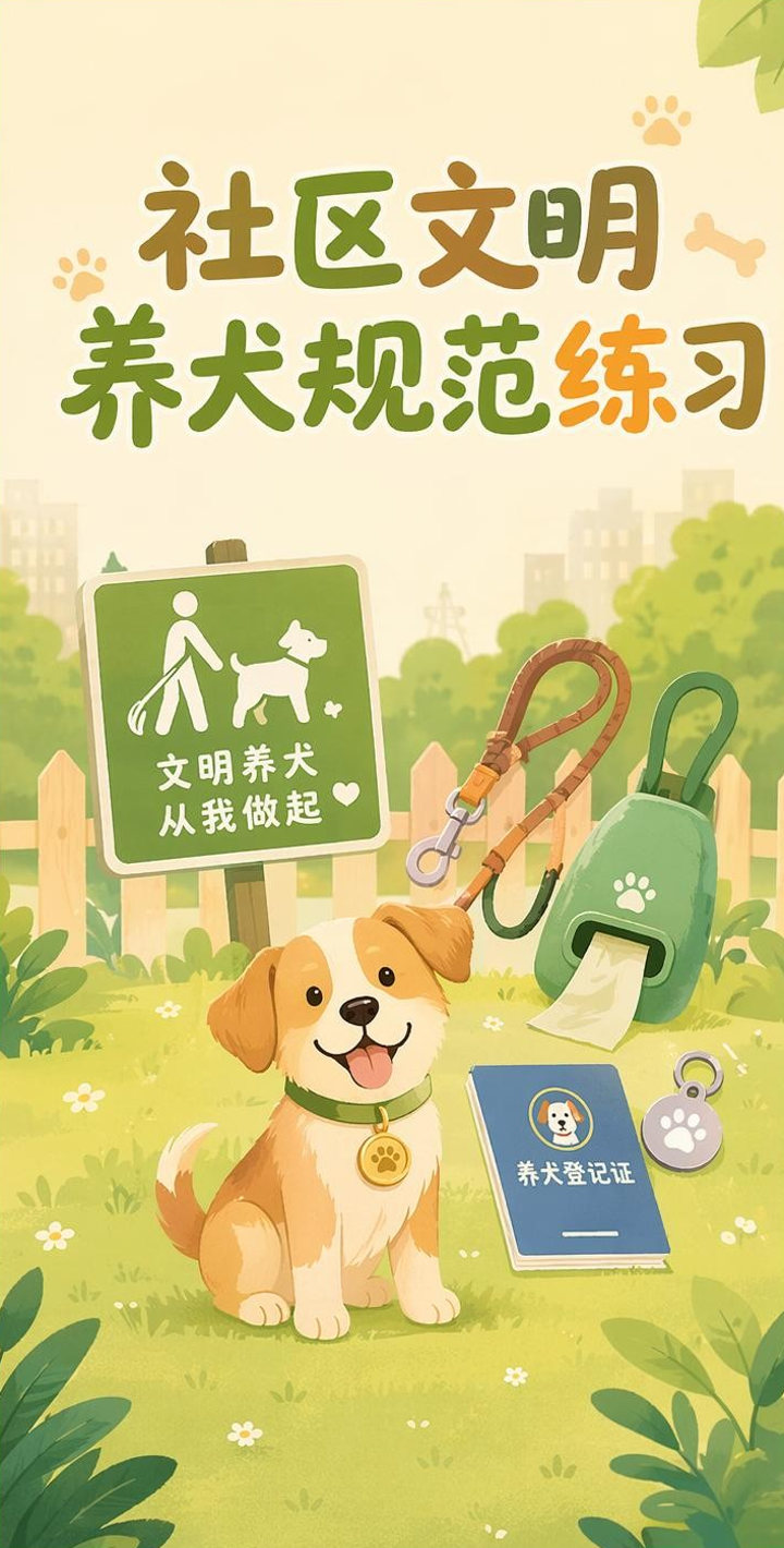 养犬规范练习